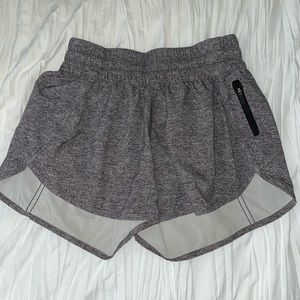 grey lululemon shorts